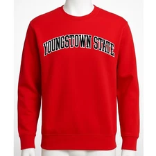 Fanatics Youngstown State Crewneck Sweatshirt Red Men Medium NWOT NCAA Pullover