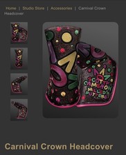 Scotty Cameron Carnival Crown 2026 putter headcover - Mardi Gras