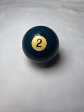 VTG Replacement Billiard Pool Ball 2 1/4" Diameter Standard  2 Solid Blue