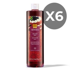 Avon Senses Velvet Joy Shower Gel 500ml X 6 5.83 per litre