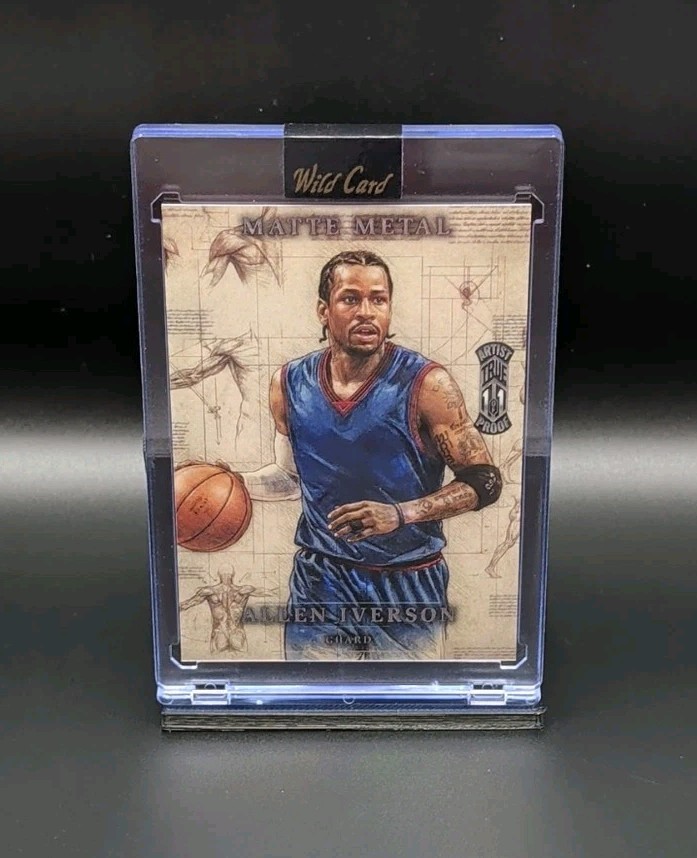 ALLEN IVERSON 100枚限定 2026 Allen Iverson Artist Proof True 1/1 Matte Metal Wild Card | eBay