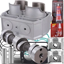 Cylinder And Piston Ring Kit Gaskets with Camshaft For Polaris Ranger 800 efi US