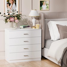 4/5 Drawers Modern Chest Of Drawers Bedroom Furniture Cabinet Bedside Storage UK