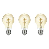SPL E27 Led-Lampe Kugel 4,2W 470Lm 2500K Extra Warmweiß 3 StüCk Dimmbar