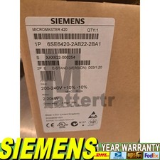 SIEMENS 6SE6420-2AB22-2BA1 MICROMASTER 420 2.2kW NEW IN BOX