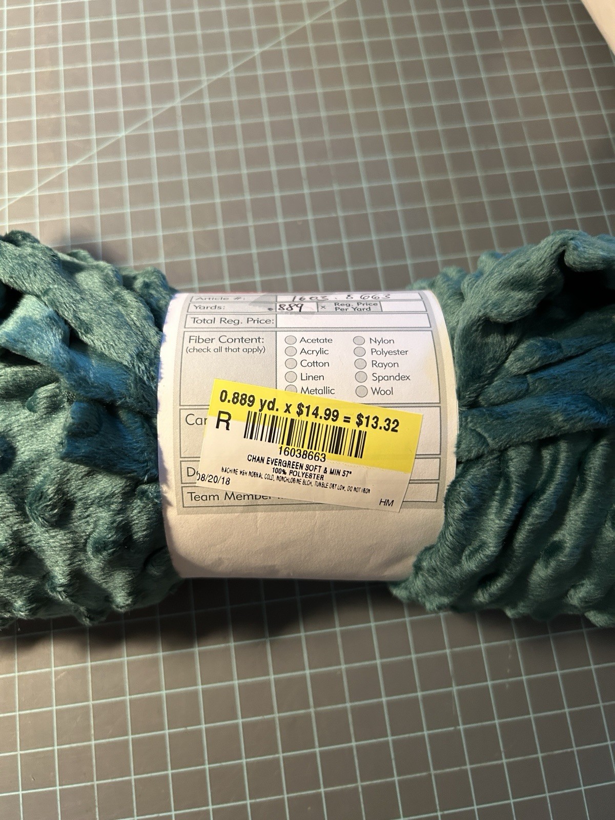 Lot Simple Dot Minky Remnants 4+ Yards Joann Orange Yellow Blue Green