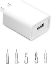 Water Pick USB Charger for Waterpik WP-580 WP-582 ION, Nicwell, Oralfree, COSLUS