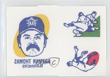1986 Topps Tattoos Gorman Thomas 0h1
