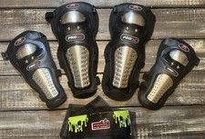 New Motocross Motorcycle Raptor Knee /Shin Elbow Armor Pads Protector Guards