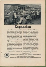 Magazine Ad - 1923 - AT&T / Bell System - Expansion