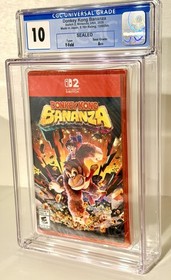 Donkey Kong Bananza CGC Graded 10 A++ Nintendo Switch 2 Factory Sealed NOT PSA