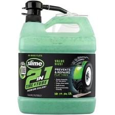 Slime 2-in-1 Tire And Tube Sealant 1 Gallon - 10195 Slime 2-in-1 Tire And Tube Sealant 1 Gallon - 10195