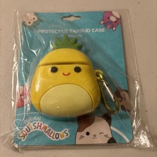 Squishmallows Protective Earbud Case Pineapple