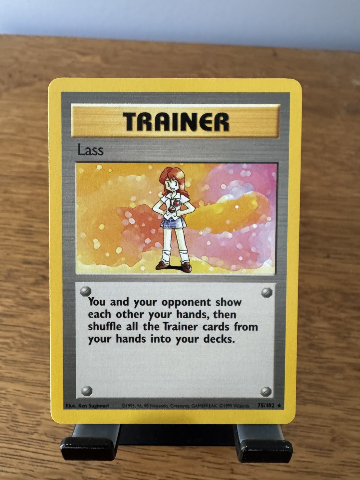 Pokémon TCG - Lass || Trainer || 75/102 || Base Set || WoTC || 1999 || Near Mint