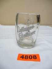 4808.        Alter Bierkrug Losunger Edelbier  Krug  Glas Bierkrug 0, 25  L