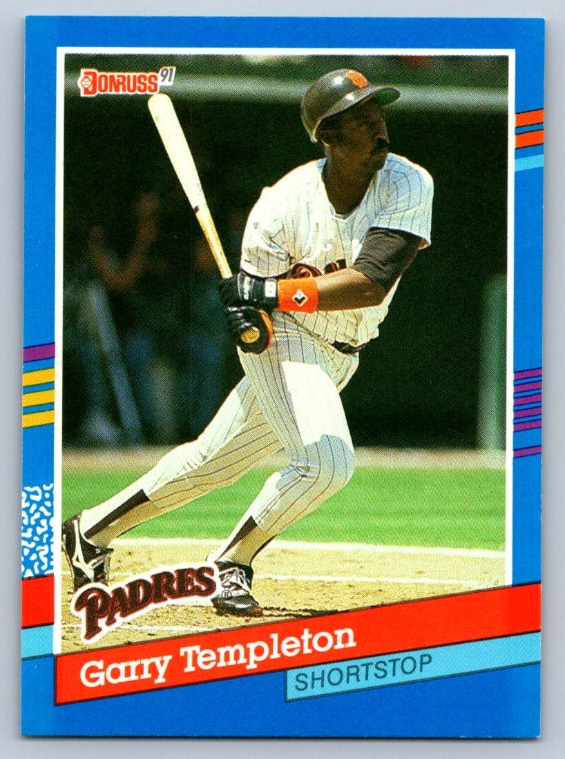1991 Donruss Garry Templeton #252 San Diego Padres Baseball Card