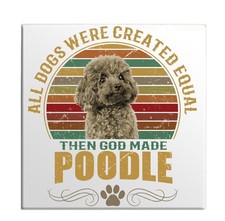 Fridge Magnet Poodle Dog Breed Mans Best Friend Pet Lovers BFF Refrigerator