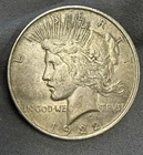 1922 Peace Dollar – AU/MS – Heavy Original Toning, Never Cleaned