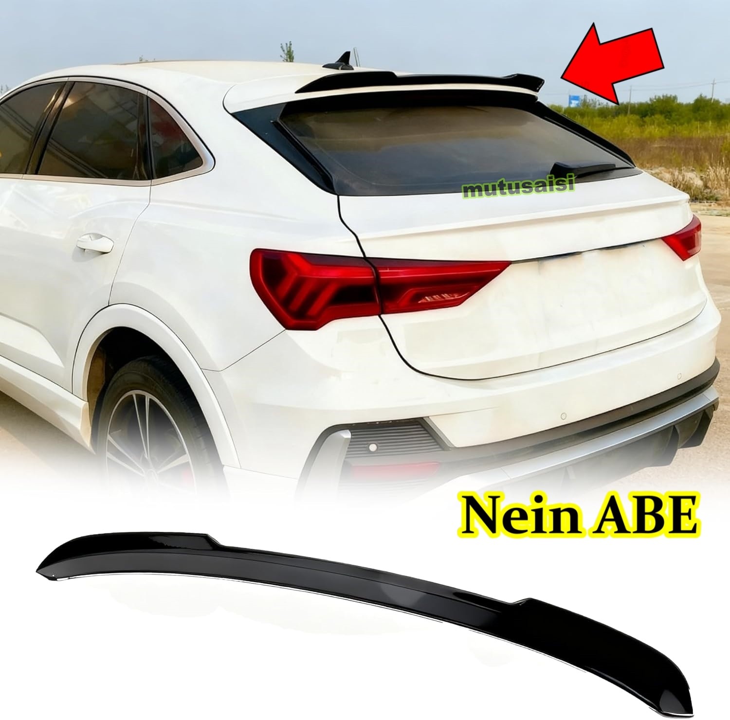Aileron arrière ABS haut de gamme pour Audi Q3 Sportback II F3N