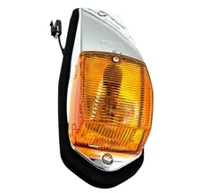 Paccar 5000K‑LED Cab Marker Light – Grakon OEM Amber LED 2‑Wire Chrome Housing
