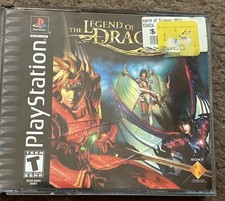The Legend of Dragoon (PS1) Black Label 4-Disc Incomplete RPG vintage