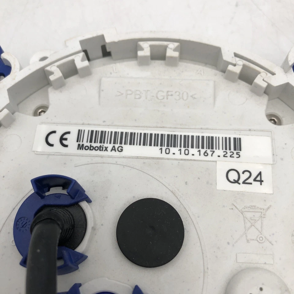 Cámara CCTV de vigilancia de seguridad web red IP Mobotix Q24 usada como está BB Foto 4 de 4