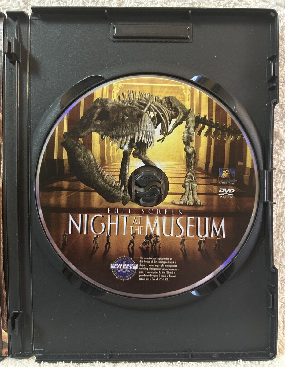 Night At The Museum DVD Ben Stiller Carla Gugino Dick Van Dyke