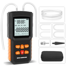 Dual Port Digital Differential Manometer Gas Pressure Tester ±0.3% FSO Accuracy