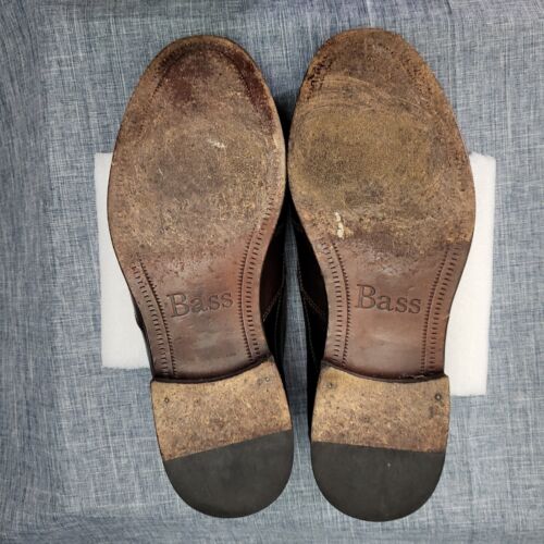 G. H. Bass Halbschuhe Arnes Braun Leder Kiltie Quaste M024072 Herren 8M - Bild 6 von 11