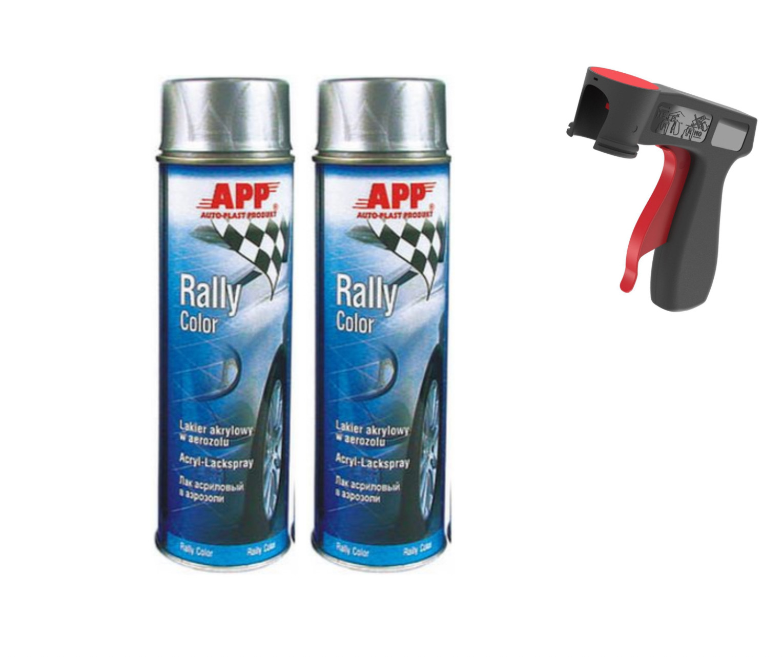 Peinture alu argenté auto bombe 500ml carrosserie aérosol avec poignée application précise