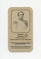 #TN13908 NAPOLEON III OF FRANCE Z-Light UV Game Card