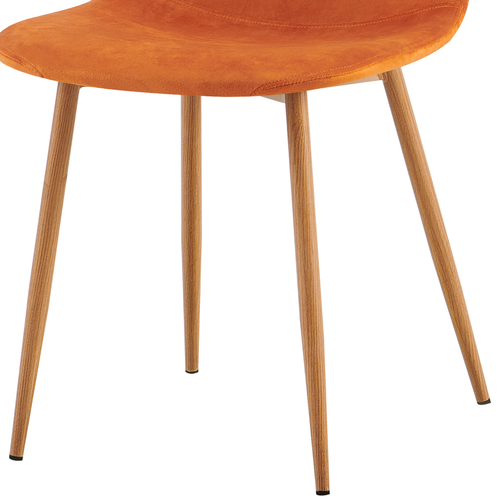 DS Living Luxe Dining Chair with Wood Printed Coating Legs - Mutliple Colours - Picture 3 of 50