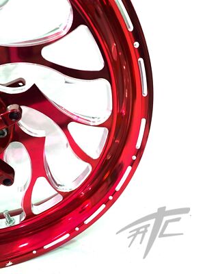 NINJA 240 FAT TIRE CANDY CHERRY HELLIAN WHEELS 06-11 KAWASAKI