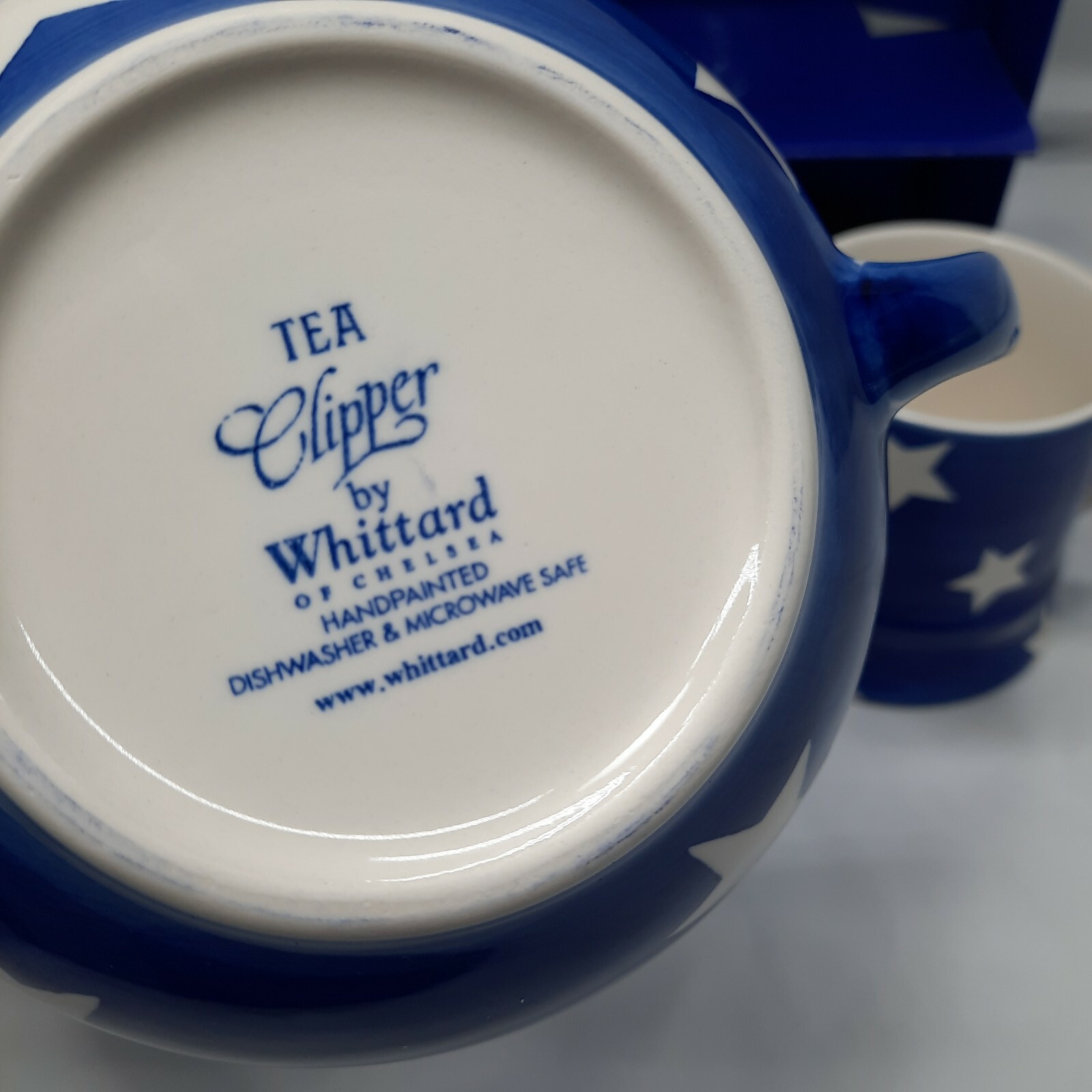 Whittard Of Chelsea Tea For 2 Teapot 2 Coffee Tea Cups Mugs Hand