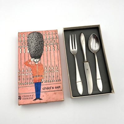 WMF Cromargan Fraser's Stainless Child's Set Made In Germany