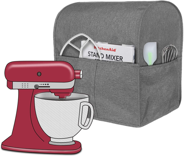 Homai Stand Mixer Cover for 4.5 and 5 Quart KitchenAid Mixer, Cloth