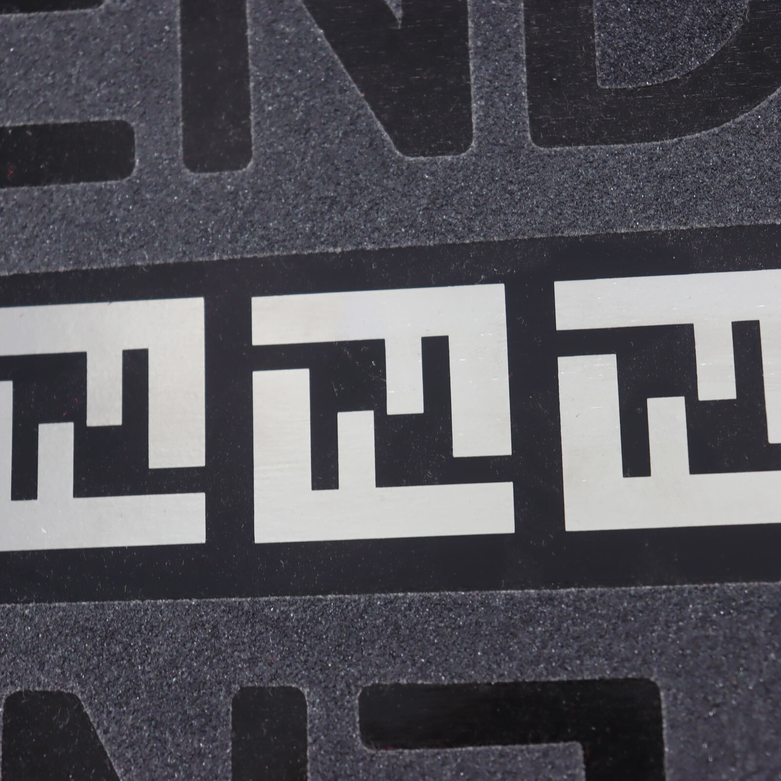 FENDI FF Skateboard Deck Street Zucca Logo Black/Gray #CR730 S thumbnail 7