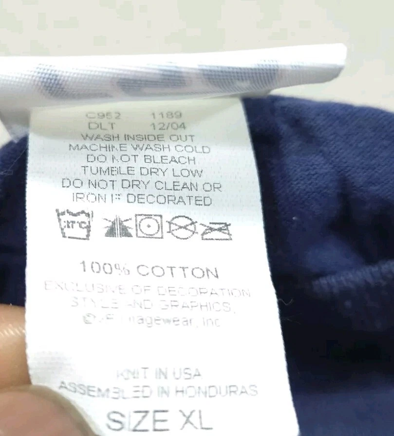 Винтажная мужская бейсбольная футболка Washington Nationals очень большой размер CSA Y2K - Изображение 4 из 4