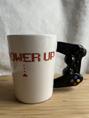 Dave & Buster s Power Up Video Game Controller Coffee Mug Cup