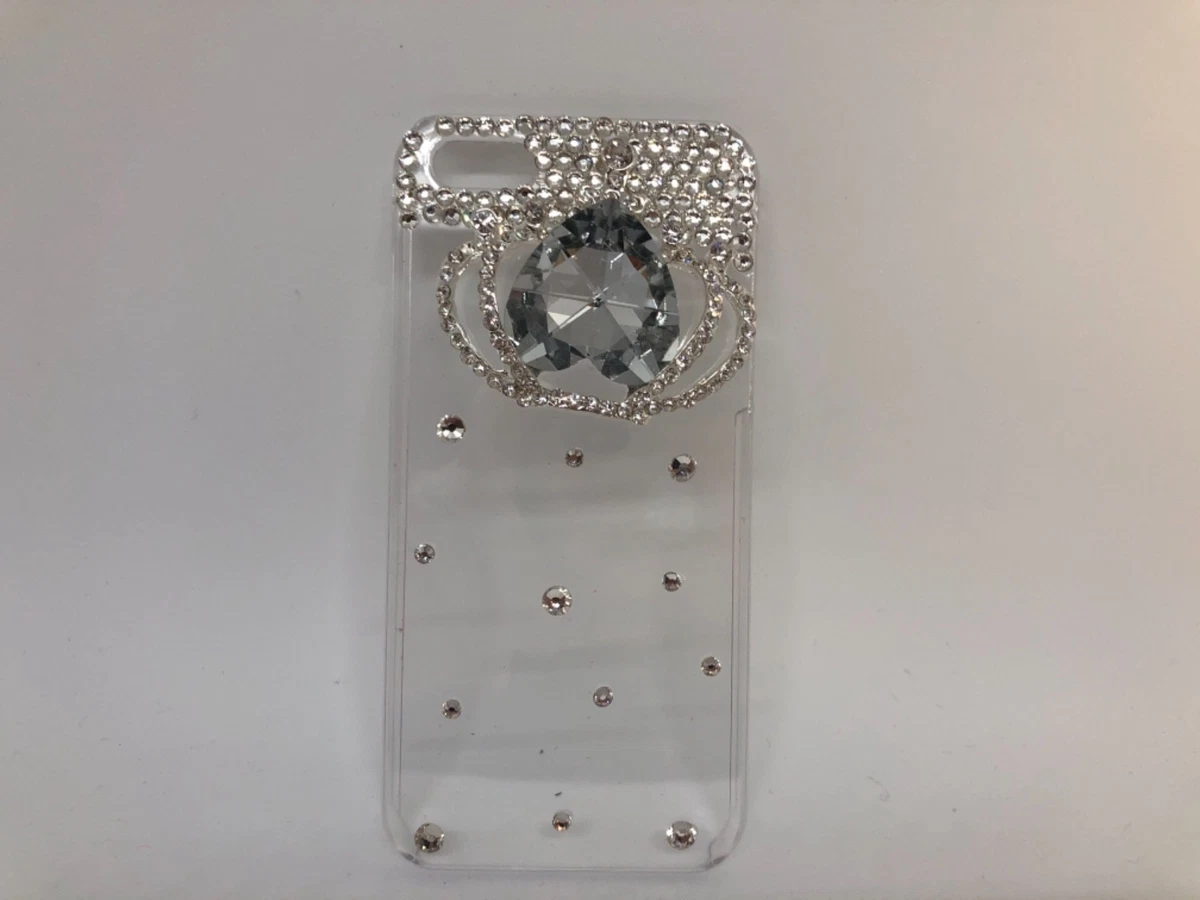 FOR IPHONE 5 CASE LUXURY BLING CRYSTAL DIAMOND 3D COVER -heart diamond |  eBay