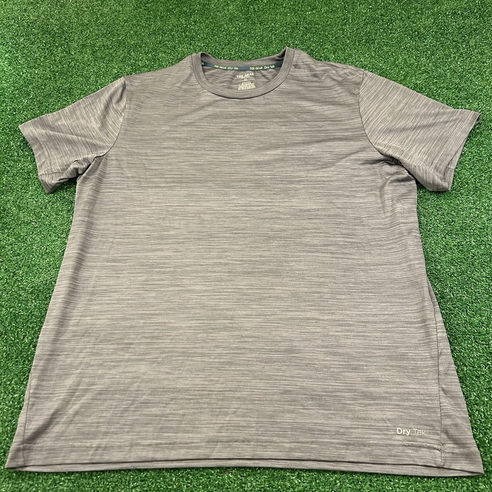 Lote de Camisas Tek Gear Para Hombre Extra Grandes Gris Negro Manga Corta Atléticas (3 Camisas) Foto 2 de 4