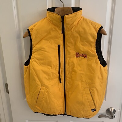 Kahlua Liqueur Nylon Puffer Vest Men Medium M Full Zip Jacket