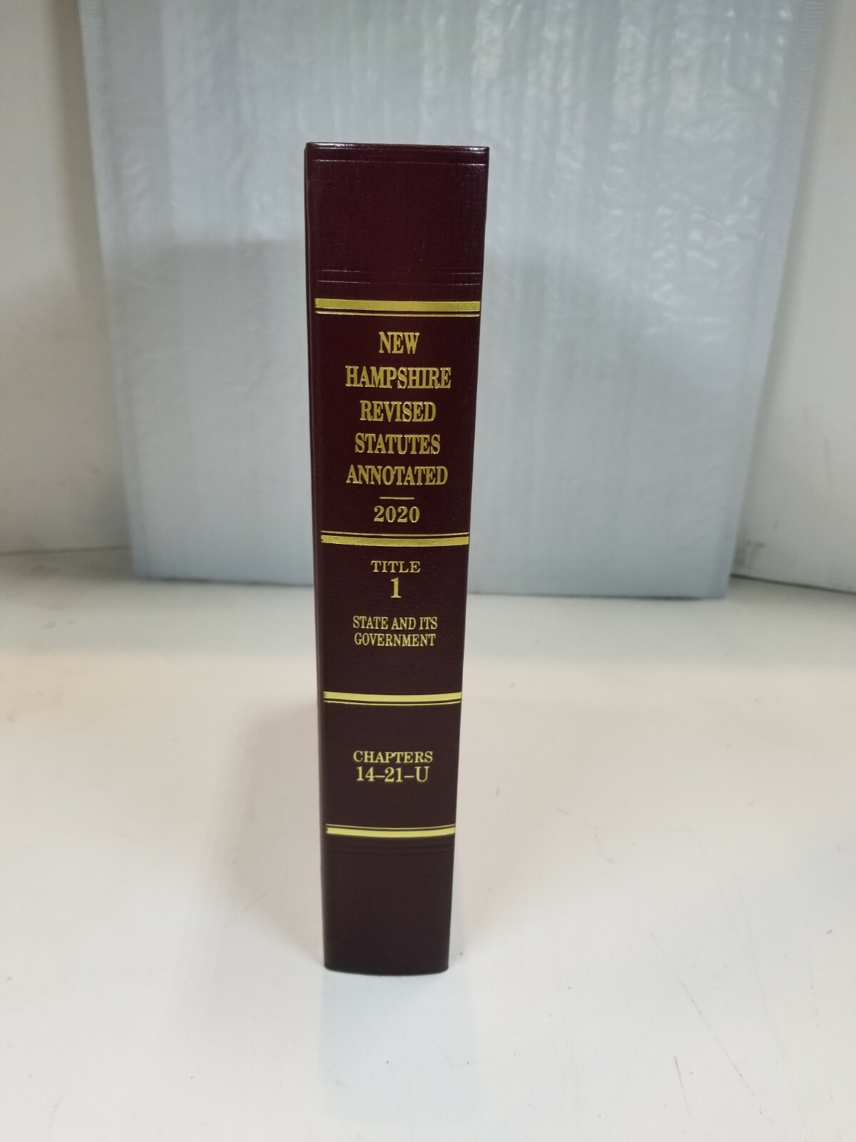 New Hampshire Revised Statutes Annotated 2020 Chapters 1421U eBay