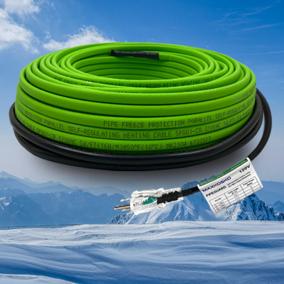 MAXKOSKO 20 Ft. 120 V Heat Tape for Water Pipes, Self-Regulating Heating Cable