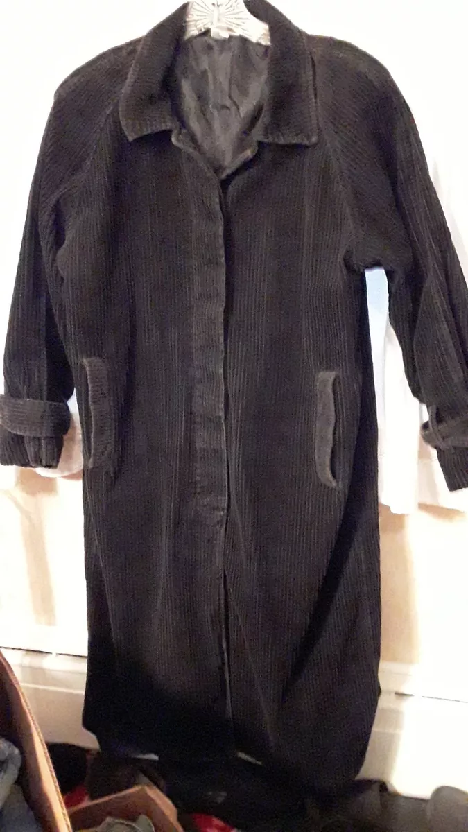 Ladies long top corduroy coats