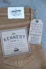 NWT Kennedy Denim Co Los Angeles 13oz Japanese Denim Tan Brown Slim Fit Jeans 30 — photo 9