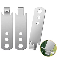 3pcs 3-hole Fence Wire Twister for T Post Clips Time Saver Barb Wire Fence Tools