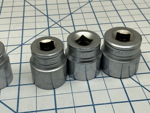 BLACKHAWK 3/8 Drive 12pt Socket Lot, 5/16, 5/8, 11/16, 3/4, 13/16, 7/8, USA - Picture 6 of 10