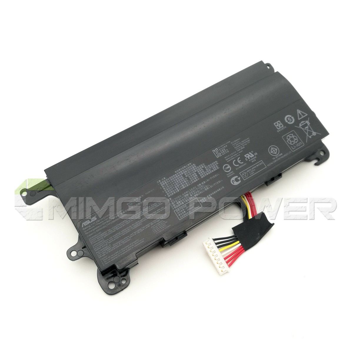 vhbw Li-Ion battery compatible with Asus K751L, P750L, R751J, R752L, R752LB, R752LD, R752LJ, R752M, X450J, X450JF - 2200mAh, 14.4V, 31.68Wh, black