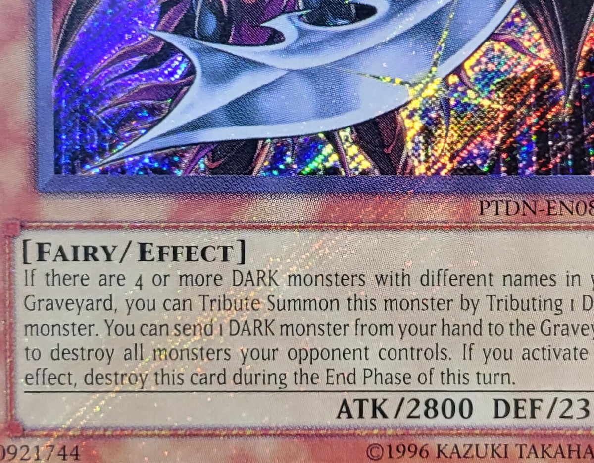 Yugioh Darklord Zerato Phantom Darkness Secret Rare PTDN-EN081